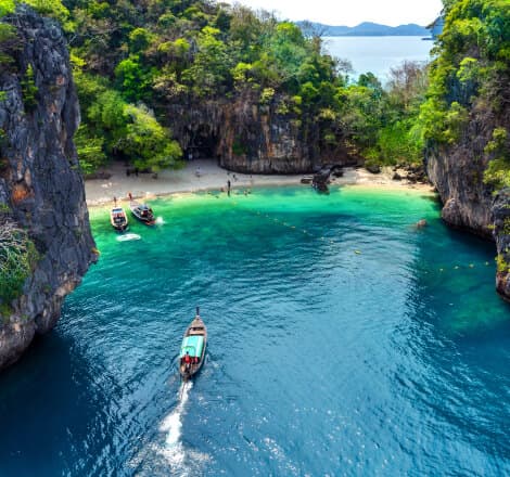 Travellers soaking in a scenic destination on a Jeetu Holidays tour